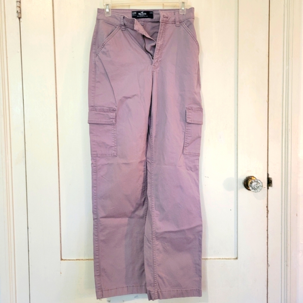 Lavender Hollister cargo pants